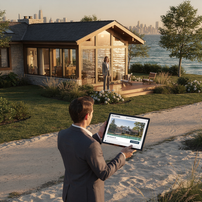 Berrien County Michigan lakefront homes