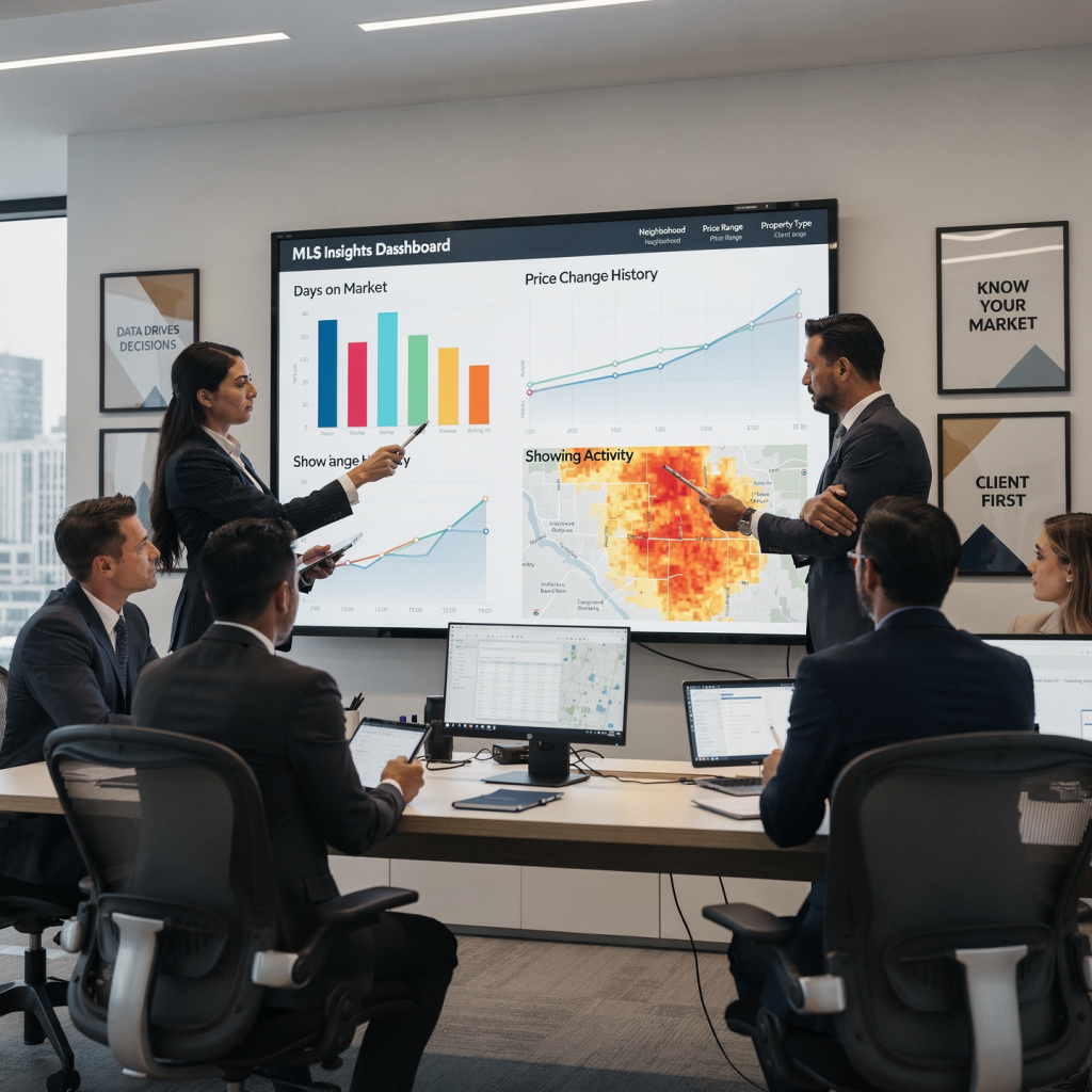 MLS listing dashboard