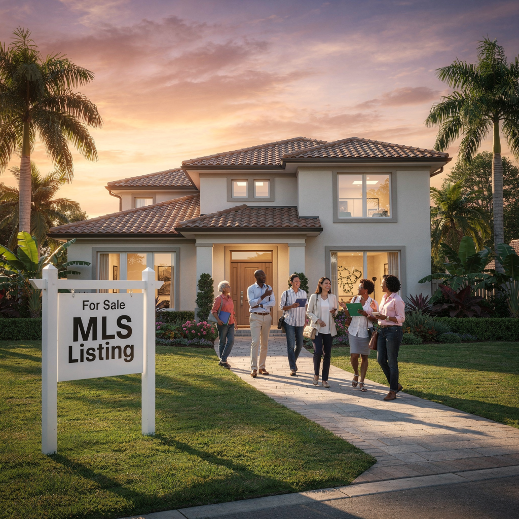 Florida flat fee MLS home listing dashboard