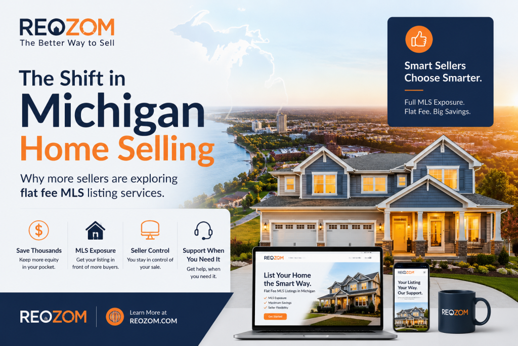 Michigan flat fee MLS listing service trends with modern digital home selling workflows