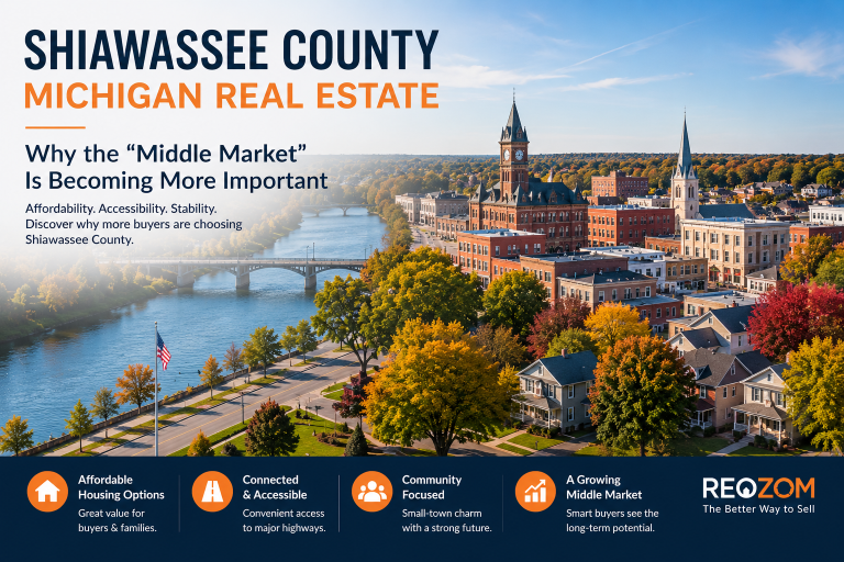 Shiawassee County Michigan real estate with Owosso homes and affordable suburban housing communities